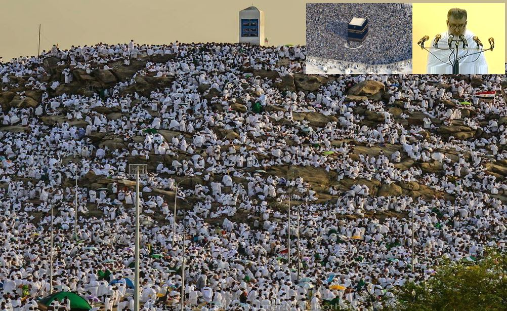 Arafat Plain Resonates with the Chant of ‘Labbayk Allahumma Labbayk’ by Thousands of Pilgrims